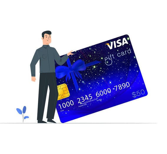 خرید گیفت کارت ویزا