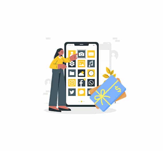 خرید گیفت کارت اپلیکیشن