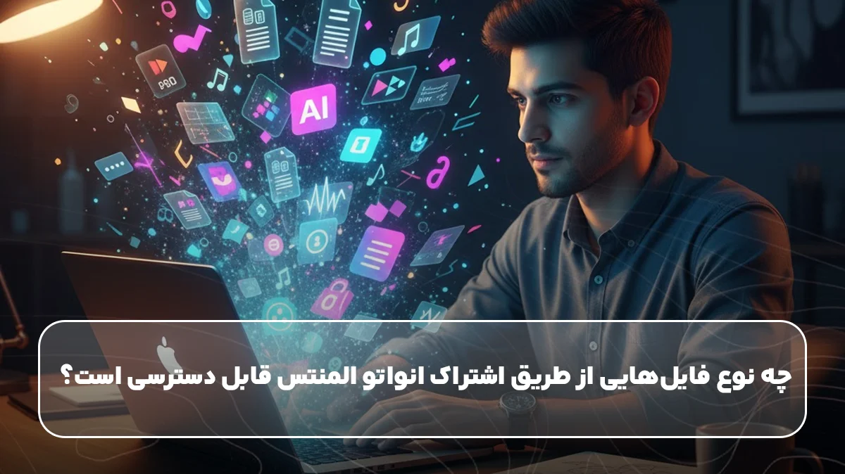 چه نوع فایل‌هایی از طریق اشتراک انواتو المنتس قابل دسترسی است؟