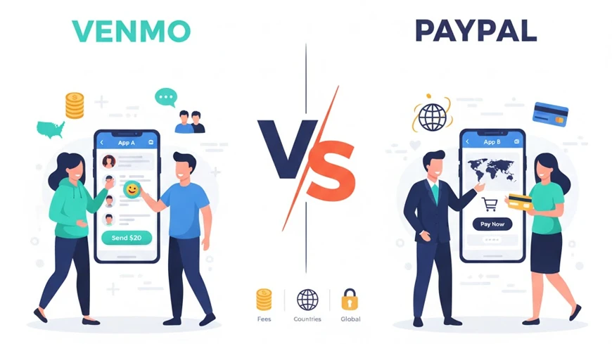 venmo یا paypal