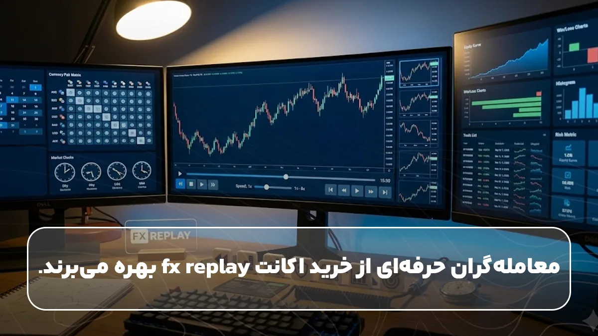 معامله‌گران حرفه‌ای از خرید اکانت fx replay بهره می‌برند.