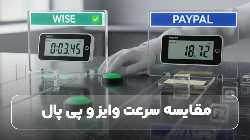 مقایسه سرعت در پی پال و وایز