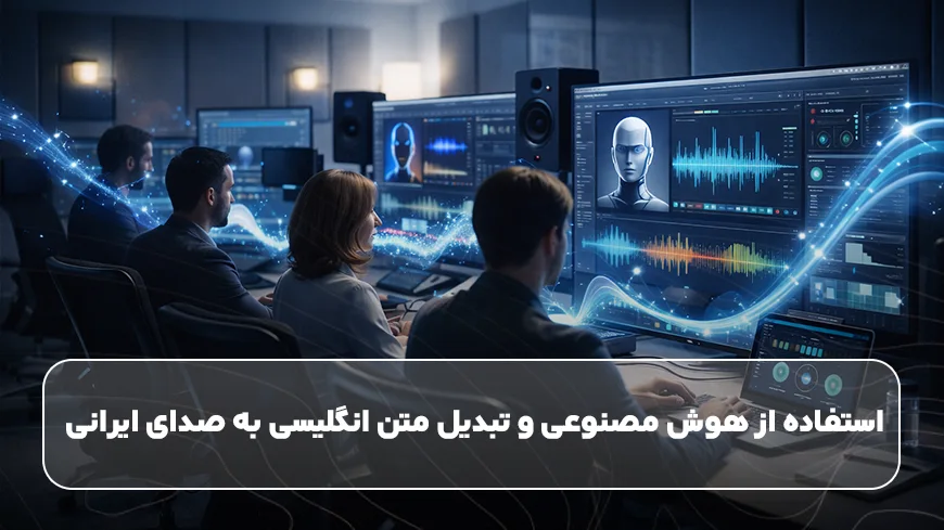 استفاده از ابزار هوش مصنوعی و تبدیل متن به صدا