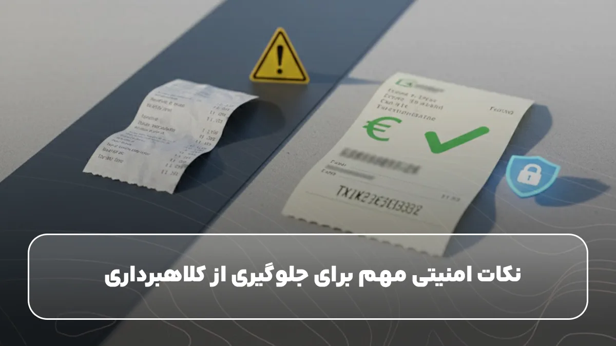 ​نکات امنیتی مهم برای جلوگیری از کلاهبرداری