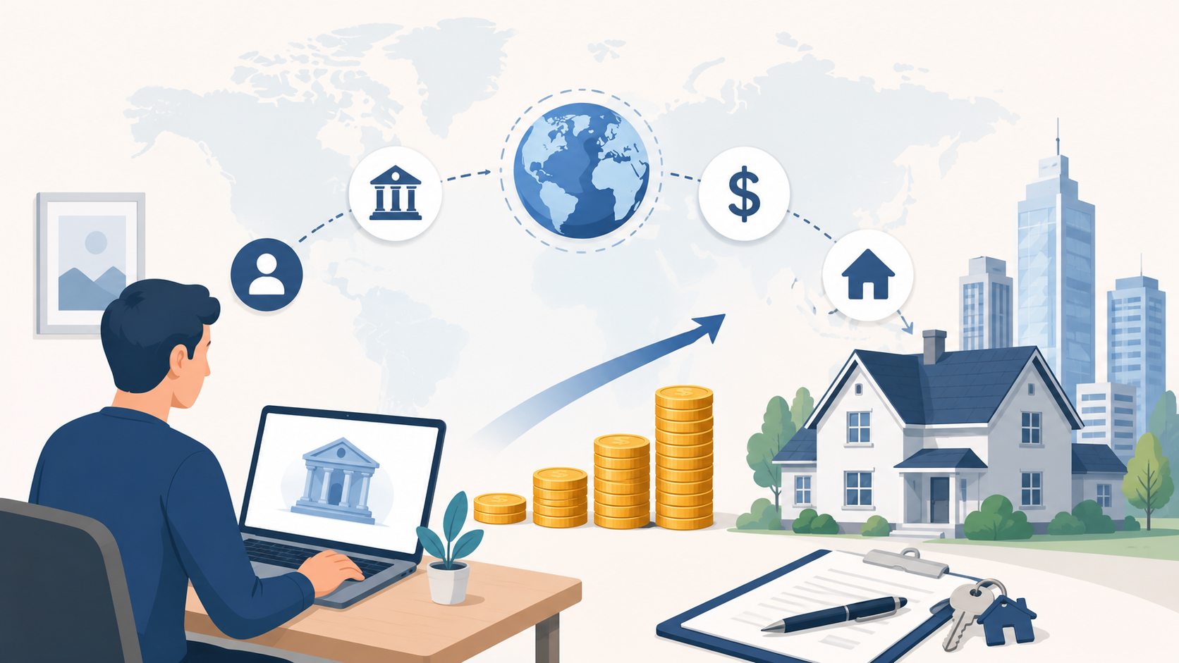 نحوه انتقال پول برای خرید ملک در خارج
