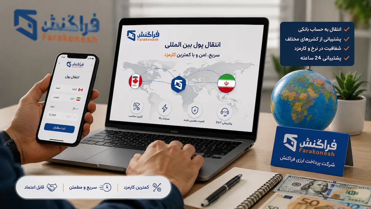 انتقال پول به اتریش از طریق شرکت پرداخت ارزی فراکنش