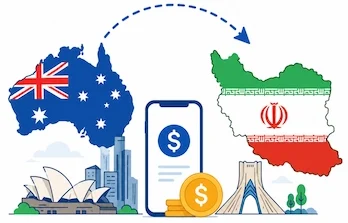 انتقال پول از استرالیا به ایران