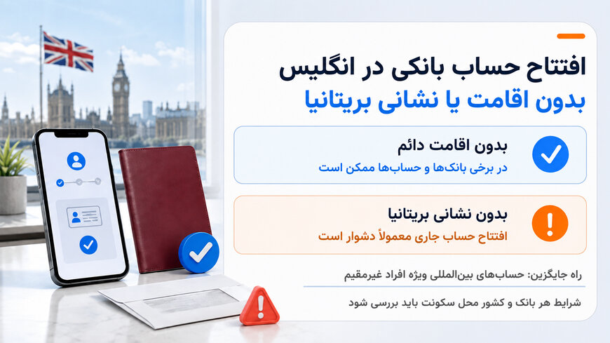 افتتاح حساب در انگلیس
