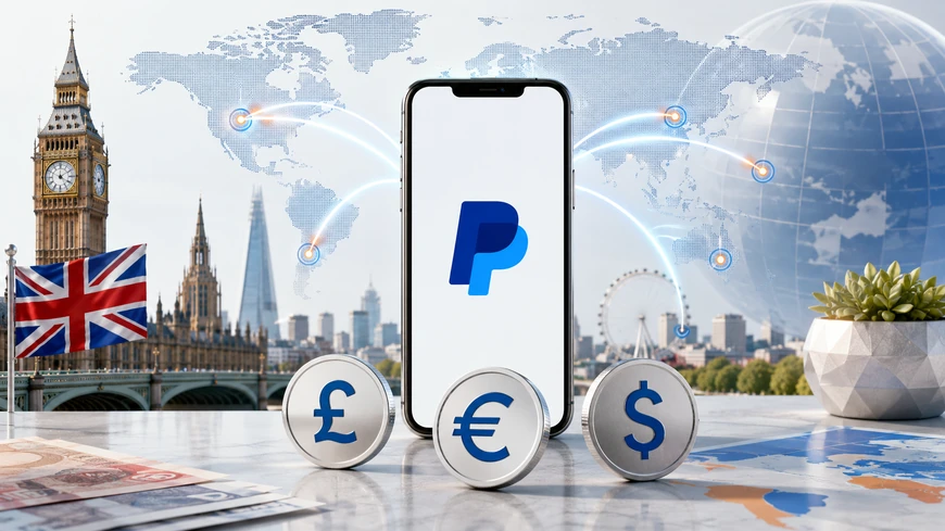 چگونه از انگلیس با پی‌پال به خارج از کشور پول ارسال کنیم؟