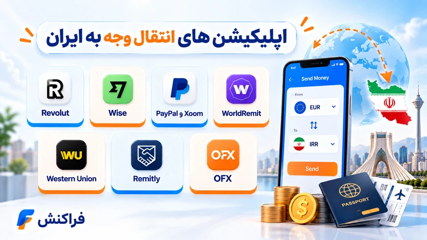 اپلیکیشن‌های انتقال وجه از خارج به ایران